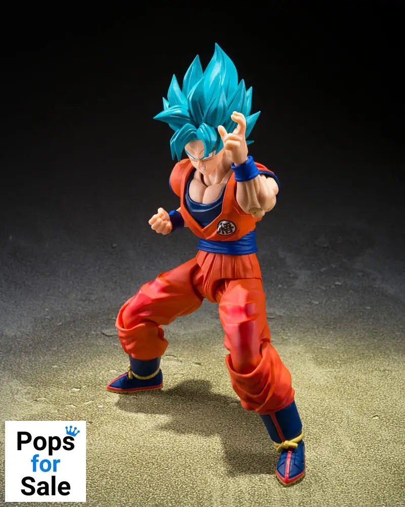 Dragon Ball Super S.H.Figuarts Action Figure Super Saiyan God Super Son Guko (Blue power transcending Limits) 15 cm