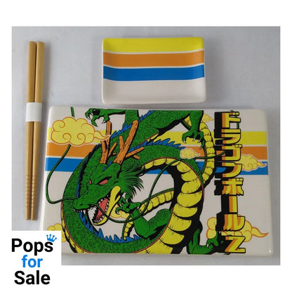 Dragon Ball Z Ceramic Sushi Set with Chopsticks Shenron