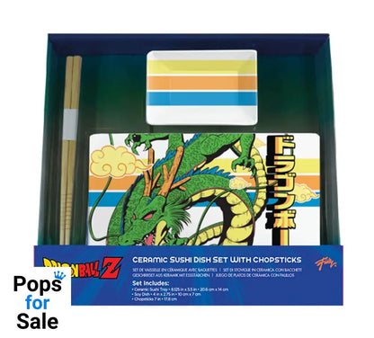 Dragon Ball Z Ceramic Sushi Set with Chopsticks Shenron Kitchen- and Tableware