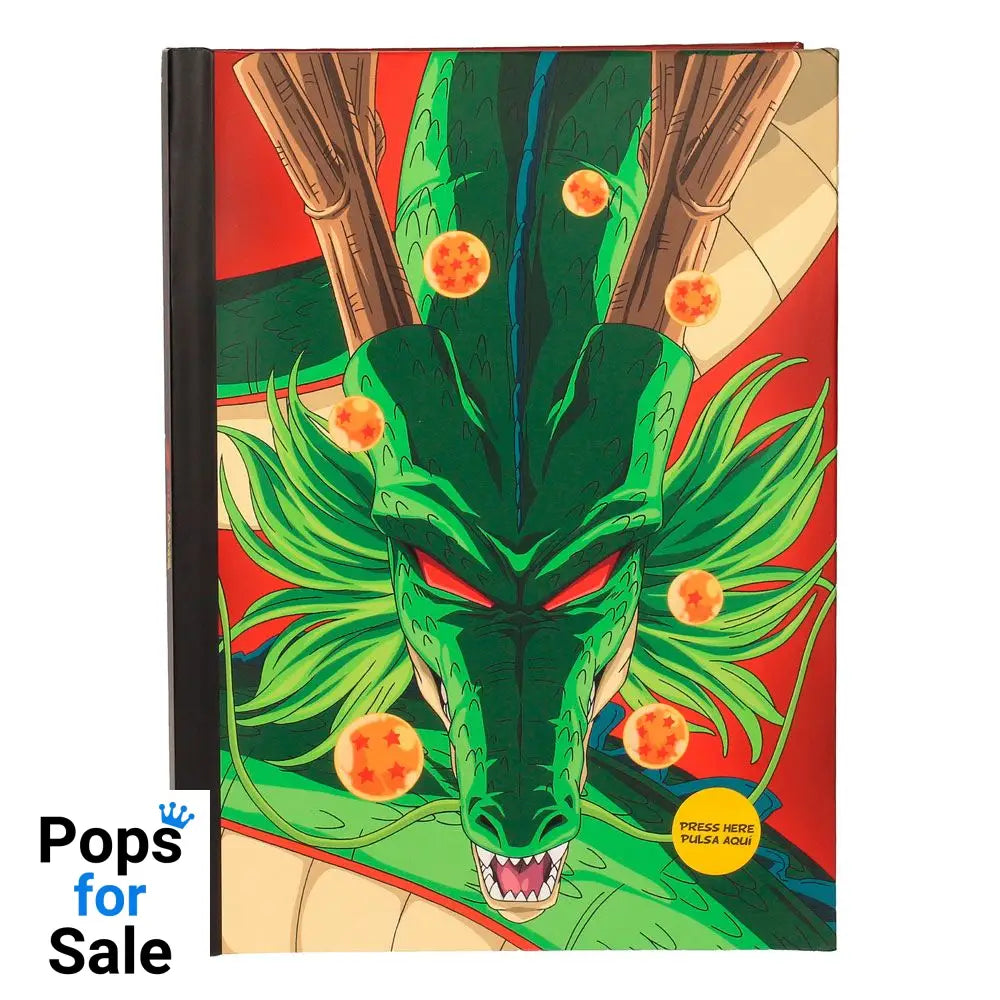 Dragon Ball Z Notebook with Light Shenron Dragon