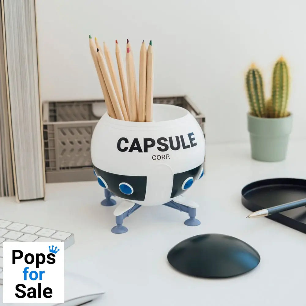 Dragon Ball Z Pencil Holder Spaceship Capsule Corp