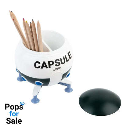 Dragon Ball Z Pencil Holder Spaceship Capsule Corp