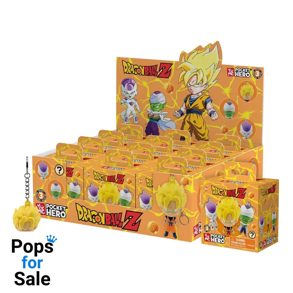 Dragon Ball Z Pocket Hero Keychain Series 1 Blind Box Display (12)