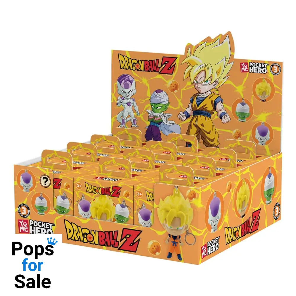 Dragon Ball Z Pocket Hero Keychain Series 1 Blind Box Display (12)