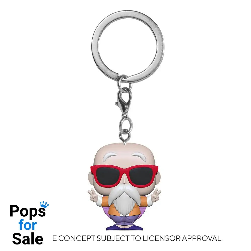 Dragon Ball Z Pocket POP! Vinyl Keychains 4 cm Master Roshi (Peace Sign) Display (12)