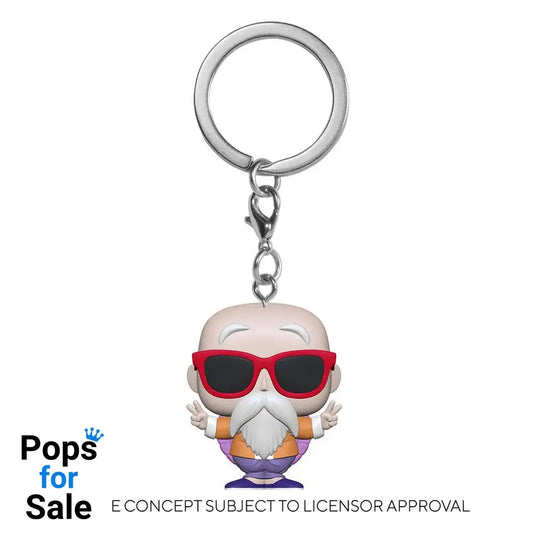 Dragon Ball Z Pocket POP! Vinyl Keychains 4 cm Master Roshi (Peace Sign) Display (12)