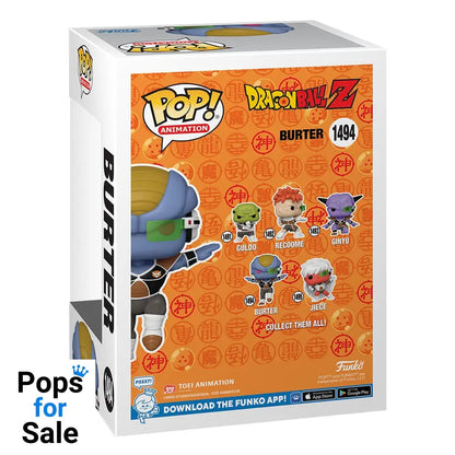 Dragon Ball Z POP! Animation Vinyl Figure Burter 9 cm