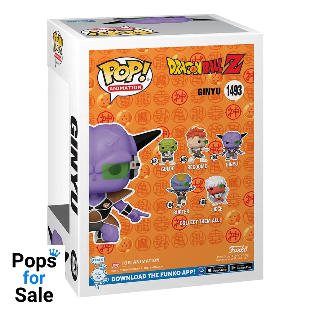 Dragon Ball Z POP! Animation Vinyl Figure Ginyu 9 cm