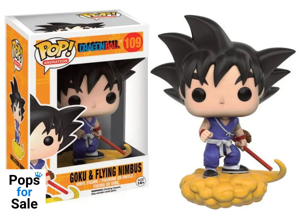 Dragon Ball Z POP! Animation Vinyl Figure Goku and Flying Nimbus 9 cm POP! Figures