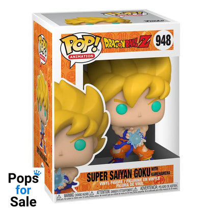 Dragon Ball Z POP! Animation Vinyl Figure SS Goku w/ Kamehameha Wave 9 cm