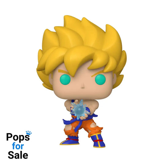 Dragon Ball Z POP! Animation Vinyl Figure SS Goku w/ Kamehameha Wave 9 cm