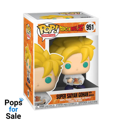 Dragon Ball Z POP! Animation Vinyl Figure Super Saiyan Gohan with Noodles 9 cm