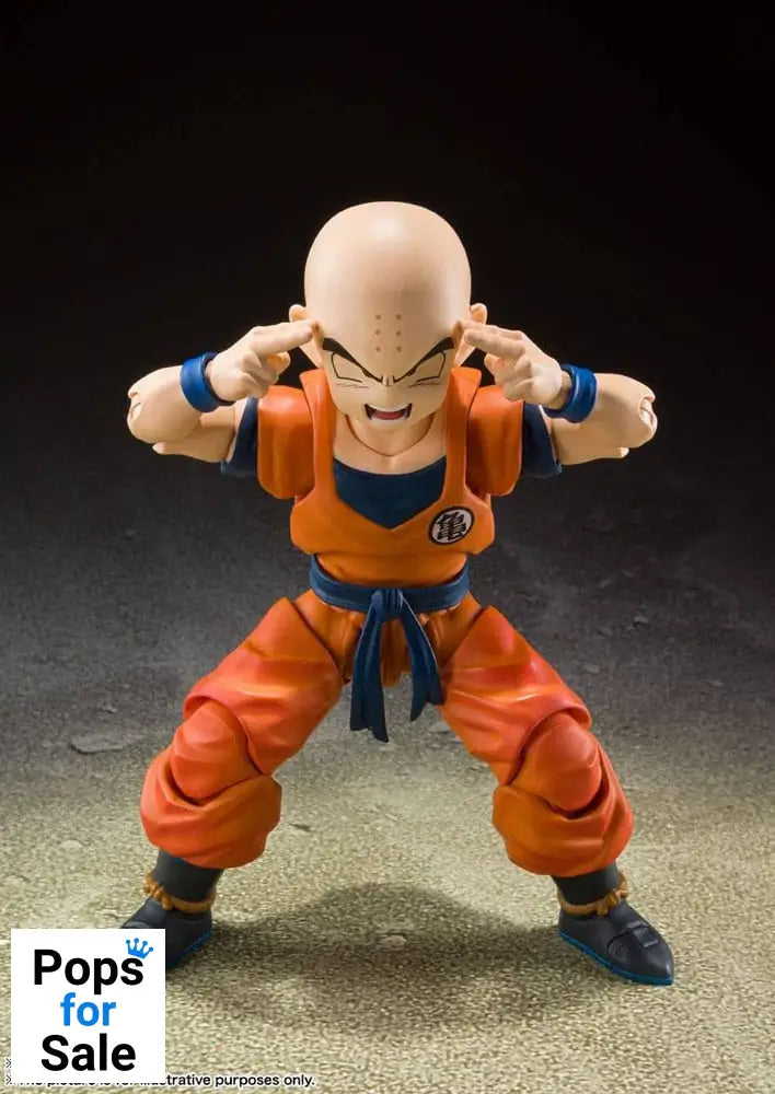 Dragon Ball Z S.H. Figuarts Action Figure Krillin-Earth's Strongest Man 12 cm