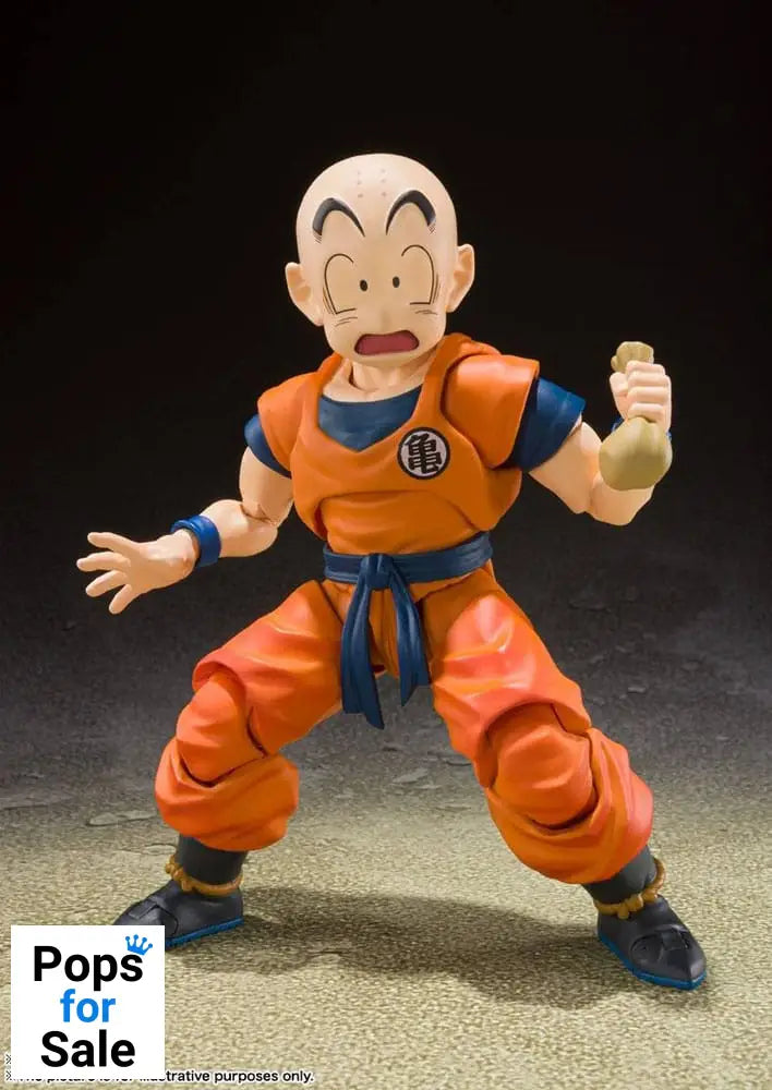Dragon Ball Z S.H. Figuarts Action Figure Krillin-Earth's Strongest Man 12 cm