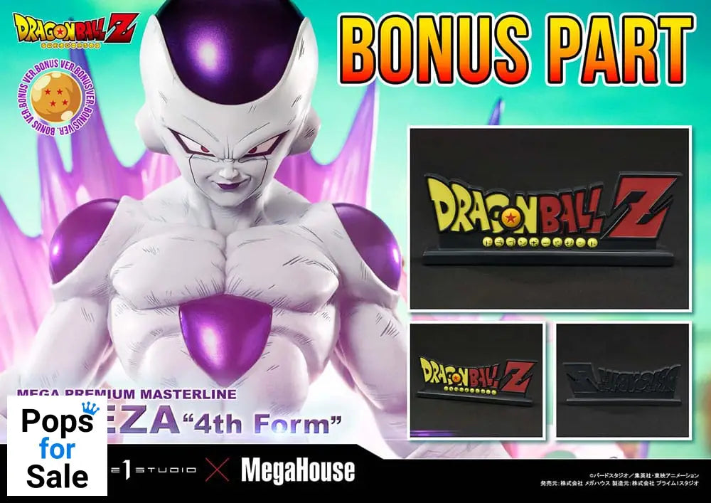 Dragon Ball Z Statue 1/4 Frieza 4th Form Bonus Version 61 cm