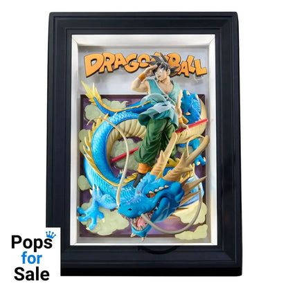 Dragon Ball Z Tamashii Art 3D Relief Picture Son Goku & Dragon 27 cm