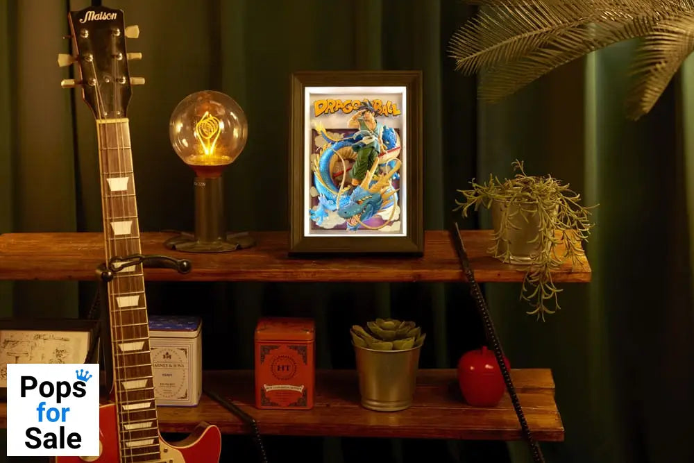 Dragon Ball Z Tamashii Art 3D Relief Picture Son Goku & Dragon 27 cm Decoration