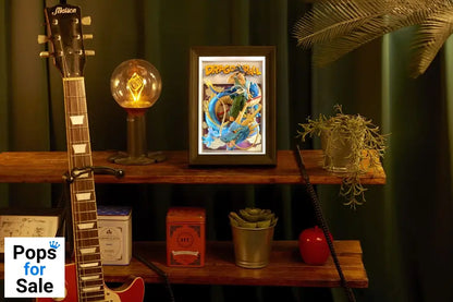 Dragon Ball Z Tamashii Art 3D Relief Picture Son Goku & Dragon 27 cm Decoration