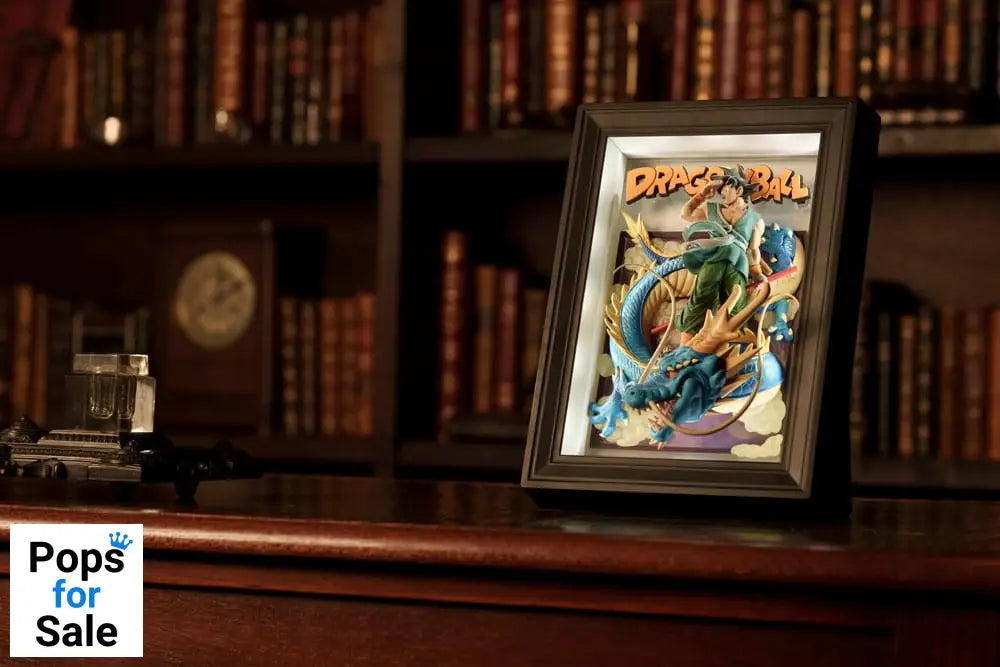 Dragon Ball Z Tamashii Art 3D Relief Picture Son Goku & Dragon 27 cm