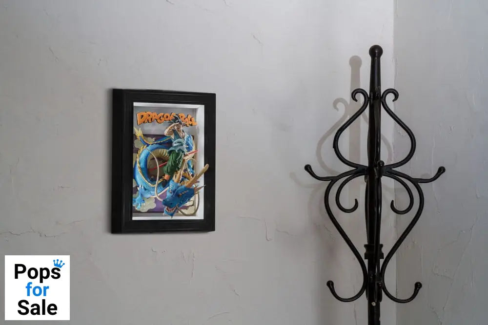 Dragon Ball Z Tamashii Art 3D Relief Picture Son Goku & Dragon 27 cm