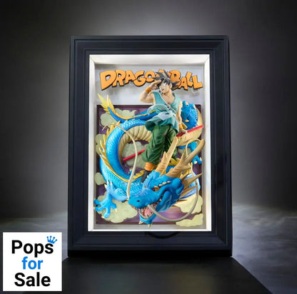 Dragon Ball Z Tamashii Art 3D Relief Picture Son Goku & Dragon 27 cm