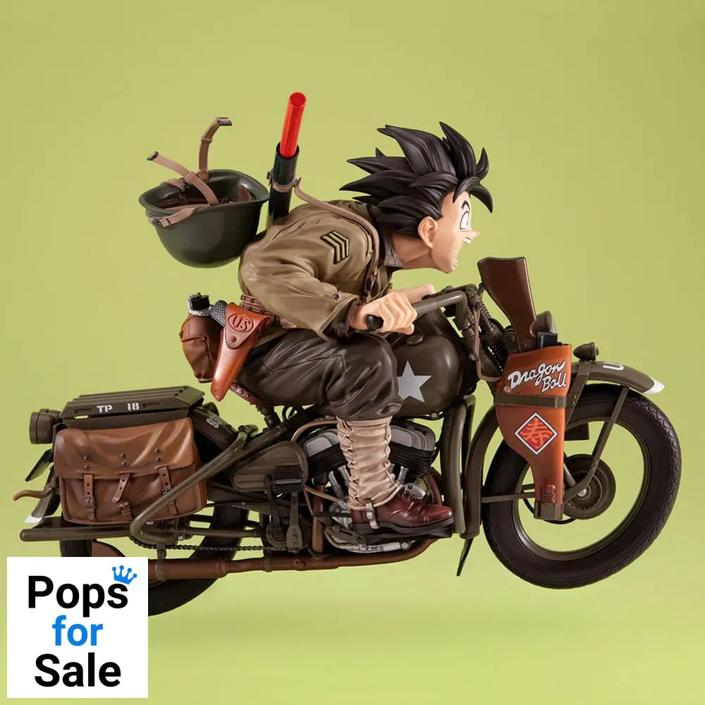Dragonball Z 05 Desktop Real McCoy PVC Diorama Son Goku & Bike 18 cm