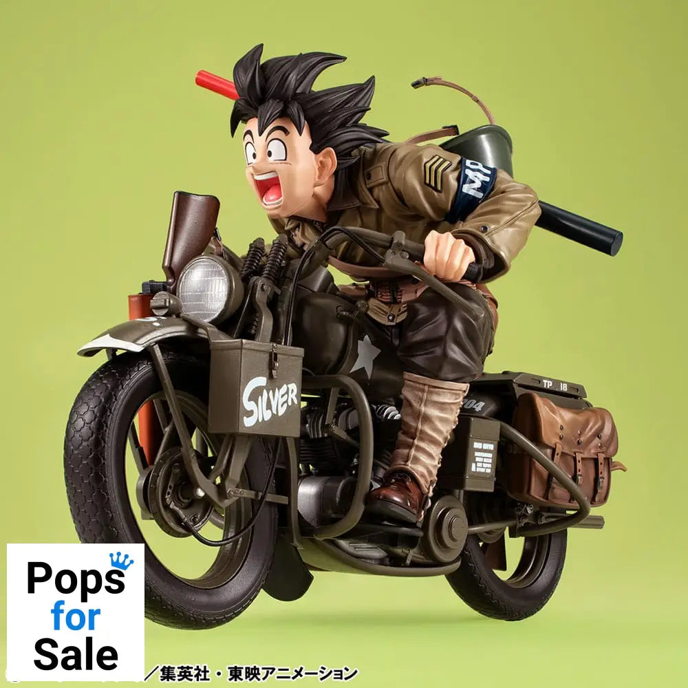 Dragonball Z 05 Desktop Real McCoy PVC Diorama Son Goku & Bike 18 cm