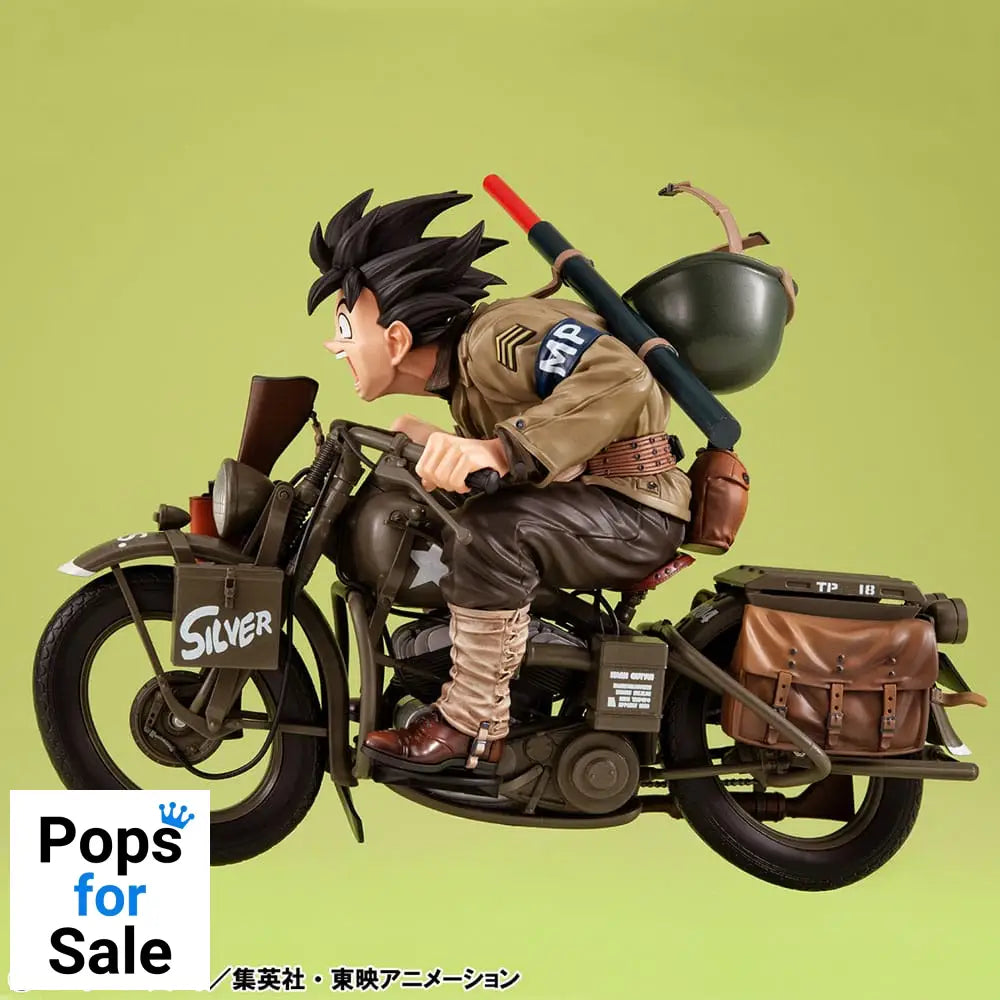 Dragonball Z 05 Desktop Real McCoy PVC Diorama Son Goku & Bike 18 cm