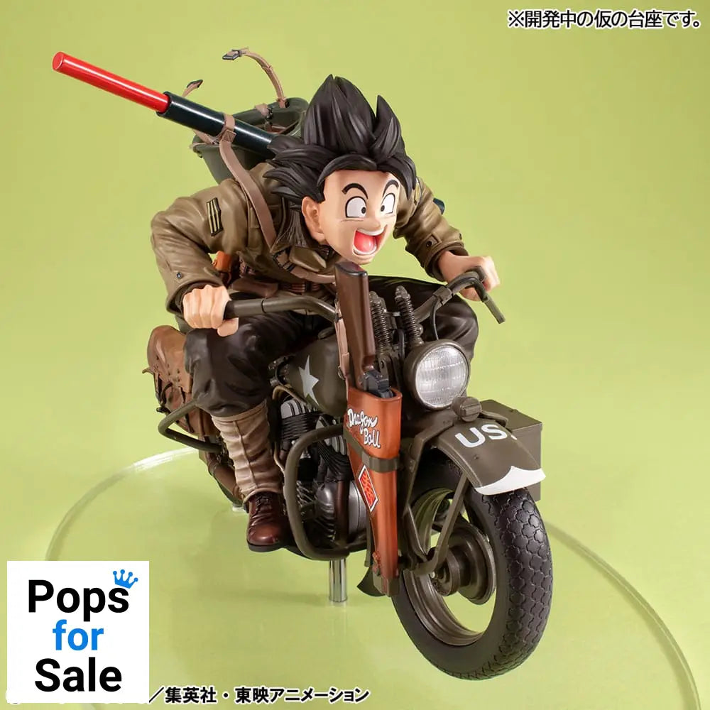 Dragonball Z 05 Desktop Real McCoy PVC Diorama Son Goku & Bike 18 cm