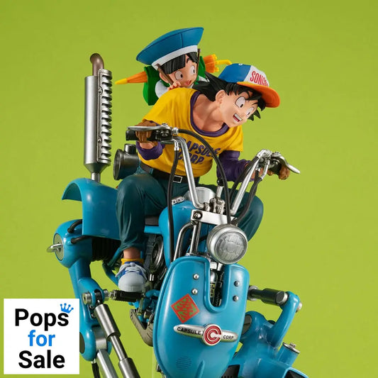 Dragonball Z Desktop Real McCoy EX PVC Diorama Son Goku & Son Gohan & Robot with two legs 20 cm