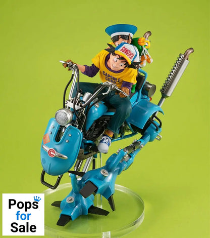 Dragonball Z Desktop Real McCoy EX PVC Diorama Son Goku & Son Gohan & Robot with two legs 20 cm