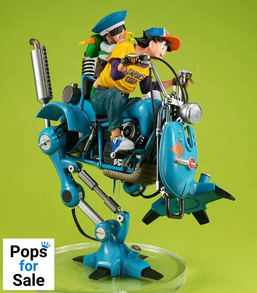 Dragonball Z Desktop Real McCoy EX PVC Diorama Son Goku & Son Gohan & Robot with two legs 20 cm Statues