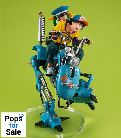 Dragonball Z Desktop Real McCoy EX PVC Diorama Son Goku & Son Gohan & Robot with two legs 20 cm