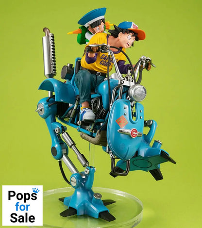 Dragonball Z Desktop Real McCoy EX PVC Diorama Son Goku & Son Gohan & Robot with two legs 20 cm Statues