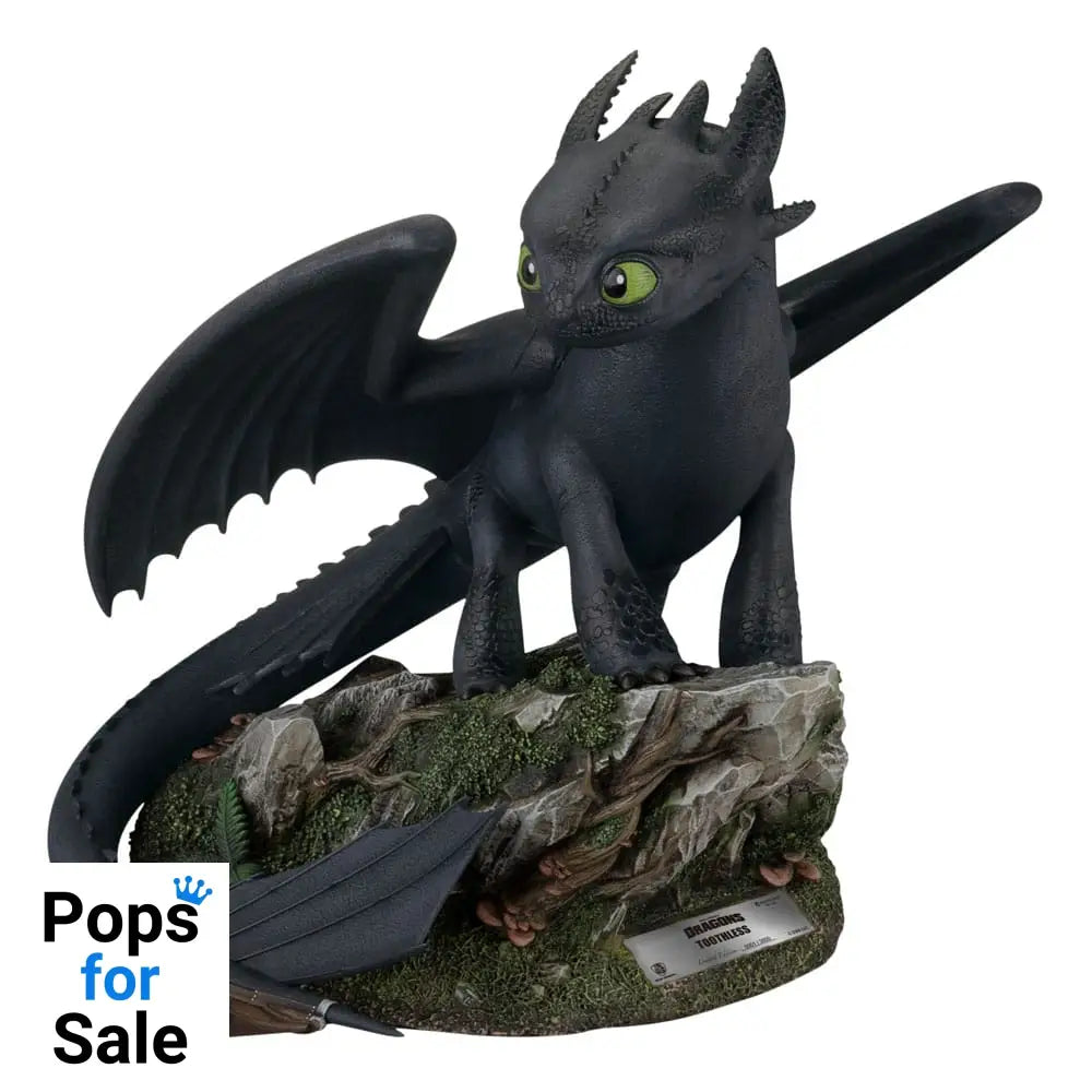 Dragons Master Craft Statue Standing Toothless 31 cm