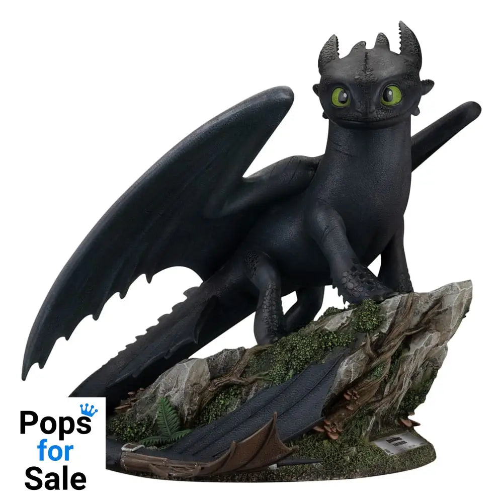 Dragons Master Craft Statue Standing Toothless 31 cm