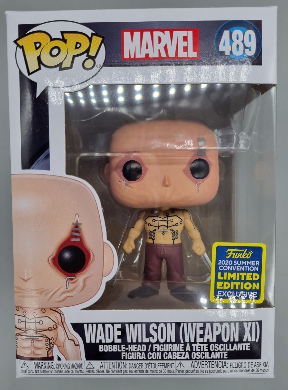#489 Wade Wilson (Weapon XI) - Marvel - 2020 Con Funko POP