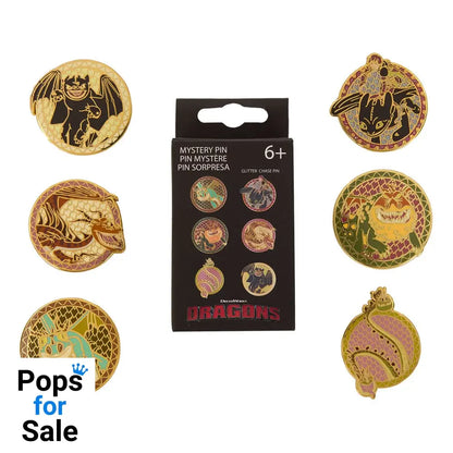 Dreamworks by Loungefly Enamel Pins Blind Box How to Train your Dragon Assortment (12)