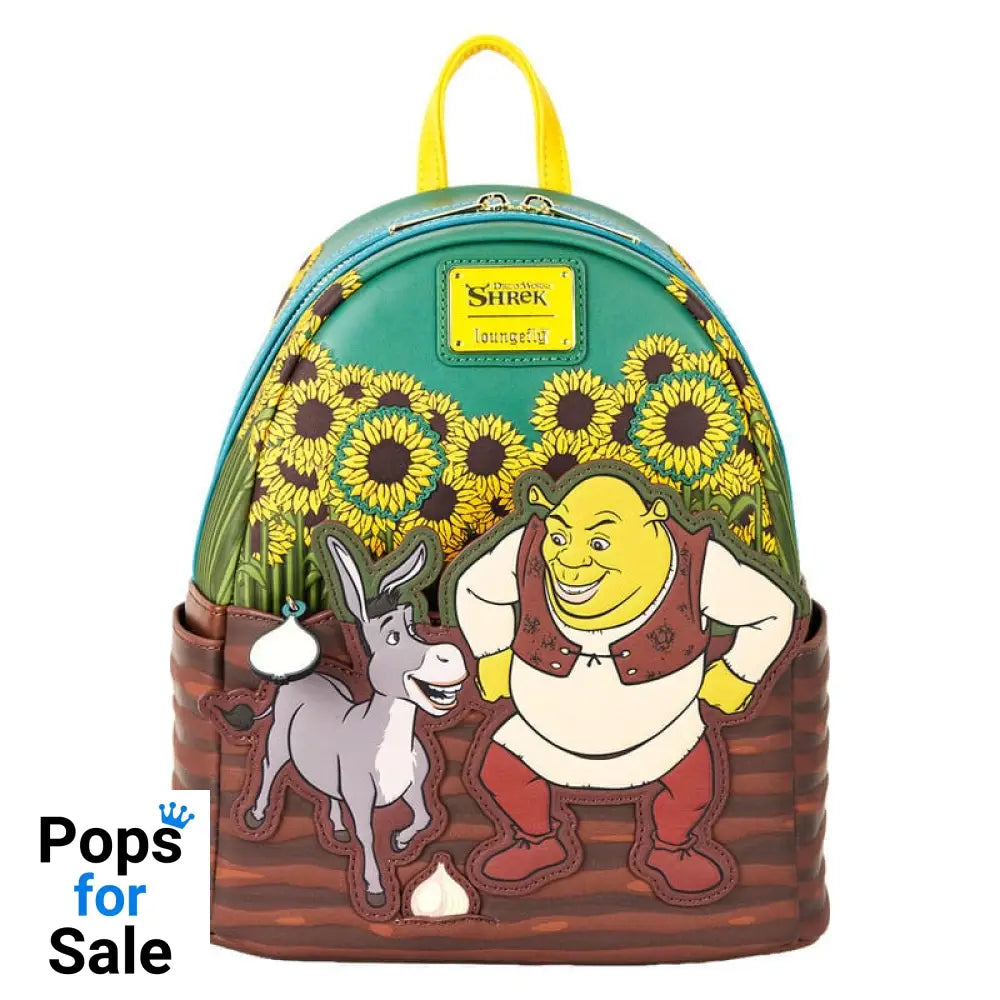 Dreamworks by Loungefly Mini Backpack Shrek & Donkey Sunflower Field