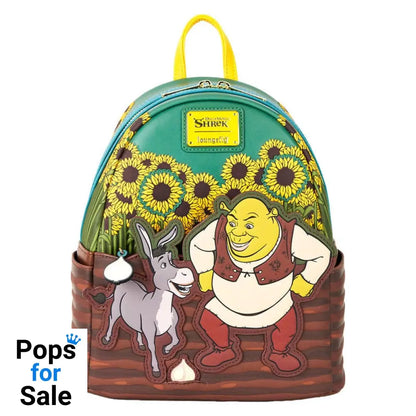 Dreamworks by Loungefly Mini Backpack Shrek & Donkey Sunflower Field
