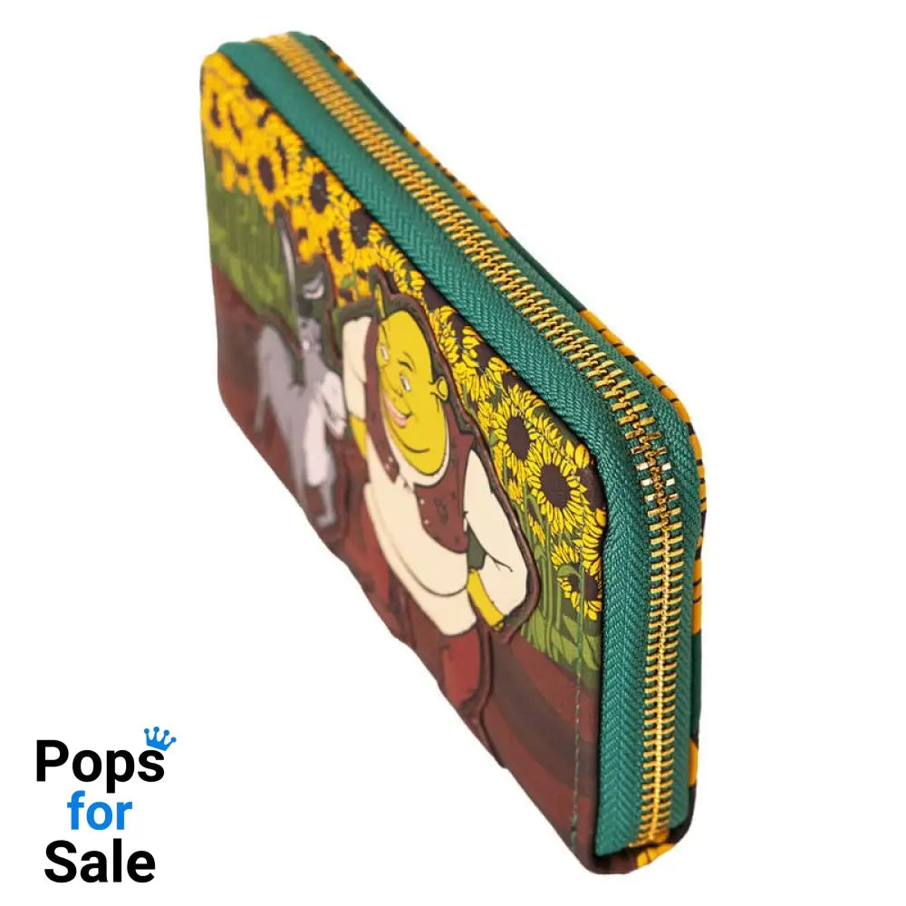 Dreamworks by Loungefly Wallet Shrek & Donkey Sunflower Field