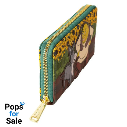Dreamworks by Loungefly Wallet Shrek & Donkey Sunflower Field