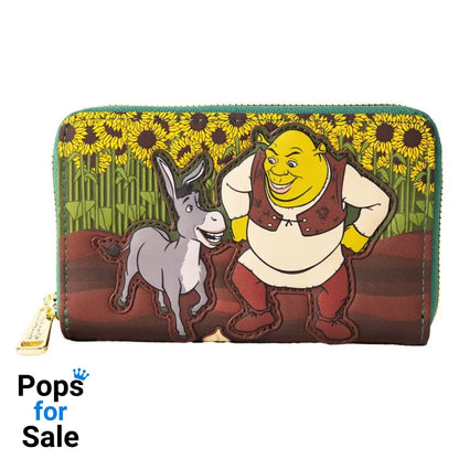 Dreamworks by Loungefly Wallet Shrek & Donkey Sunflower Field