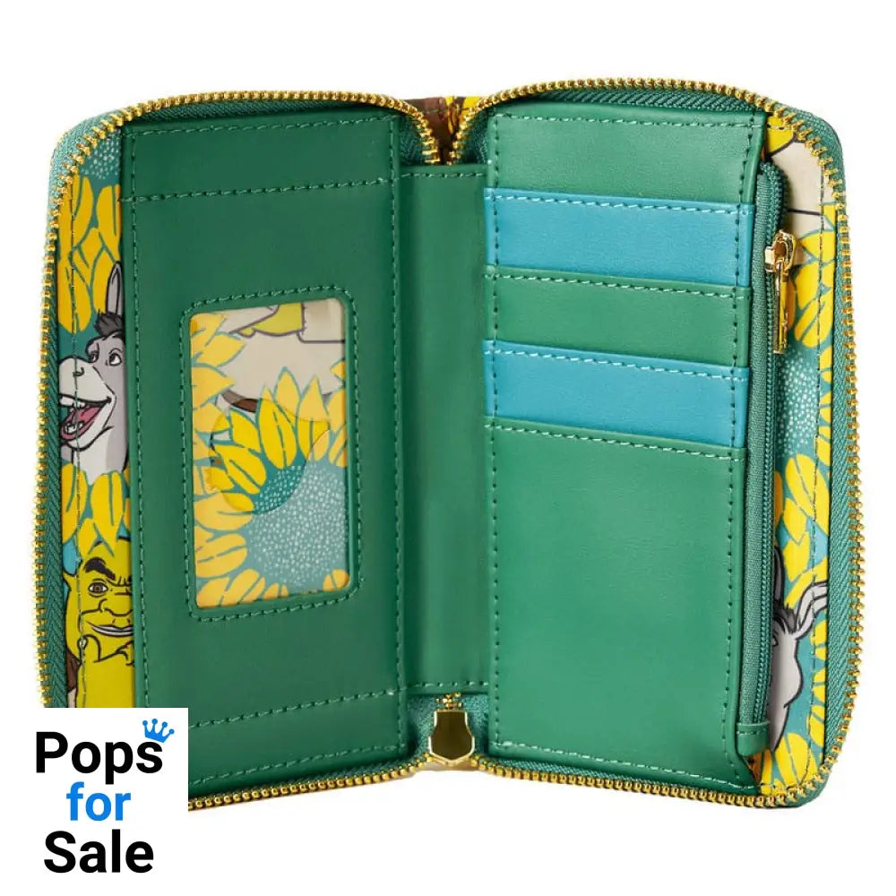 Dreamworks by Loungefly Wallet Shrek & Donkey Sunflower Field