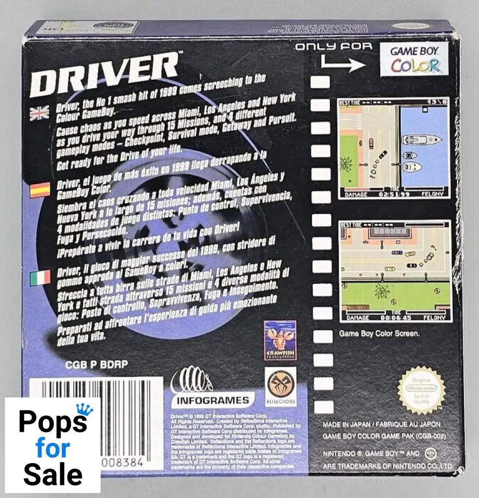 Driver for Nintendo Gameboy Color