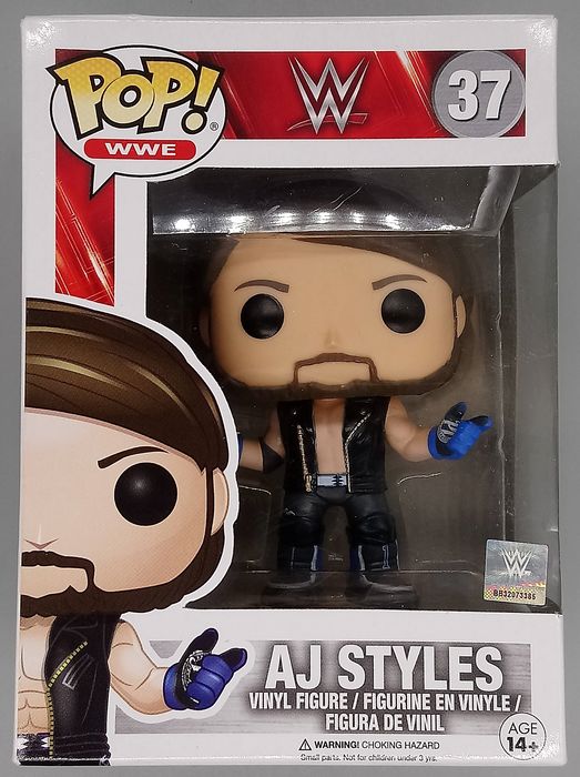 #37 AJ Styles - WWE - Box Damaged Funko POP
