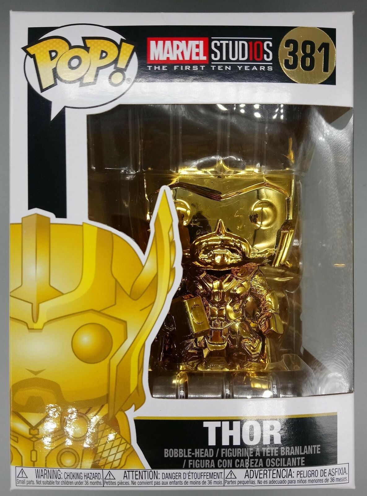 381 Thor (Gold) - Chrome - Marvel Studios 10 Funko POP