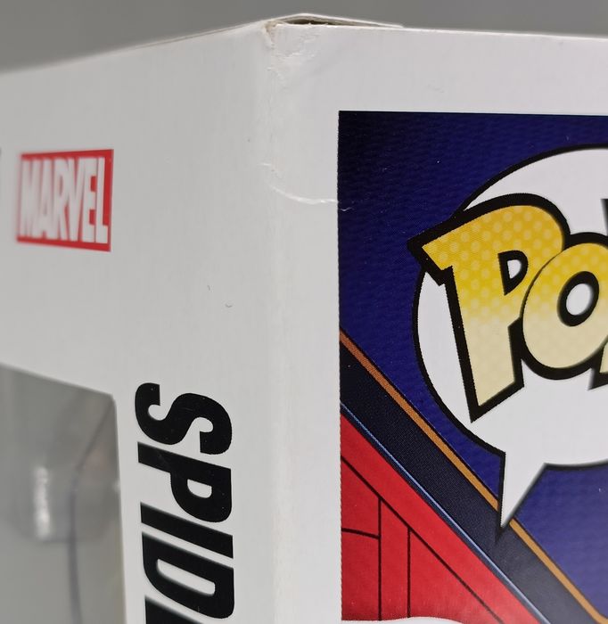 #223 SpiderMan (Homemade Suit Unmasked) Marvel Homeco Box Damaged Funko POP