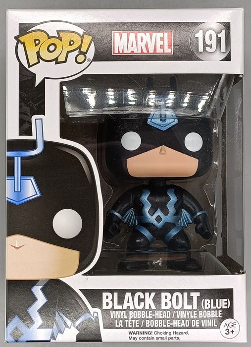 #191 Black Bolt (Blue) - Marvel - Box Damaged Funko POP