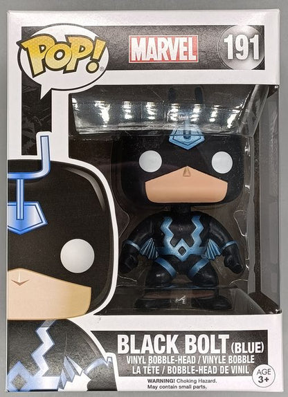 #191 Black Bolt (Blue) - Marvel - Box Damaged Funko POP